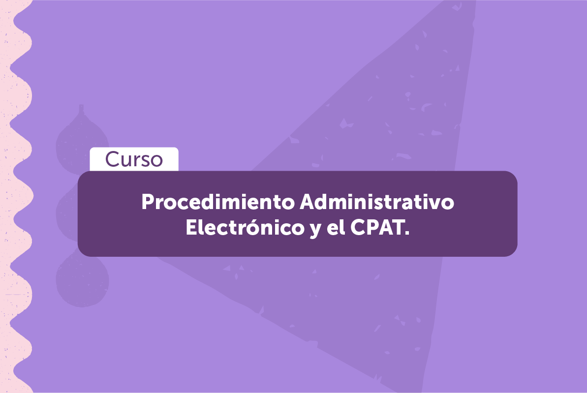 PROCEDIMIENTO ADMINISTRATIVO ELECTRÓNICO Y EL CPAT